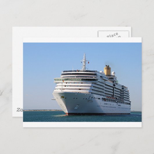Kreuzfahrtschiff 17 postkarte (Vorne/Hinten)