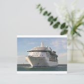 Kreuzfahrtschiff 4 postkarte (Stehend Vorderseite)