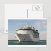 Kreuzfahrtschiff 4 postkarte (Vorne/Hinten)