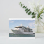 Kreuzfahrtschiff 5 postkarte (Stehend Vorderseite)