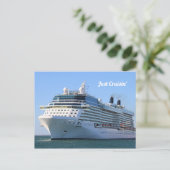 Kreuzfahrtschiff 8: Just Cruisin' Postkarte (Stehend Vorderseite)