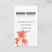 Kreuzfahrtschiff/Agent Visitenkarte (Rückseite)