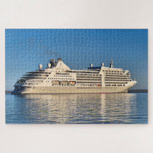 Kreuzfahrtschiff am frühen Morgen, Äußerer Hafen 2 Puzzle