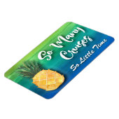 Kreuzfahrtschiff Ananapfel So viele Kreuzfahrten Magnet (Linke Seite)