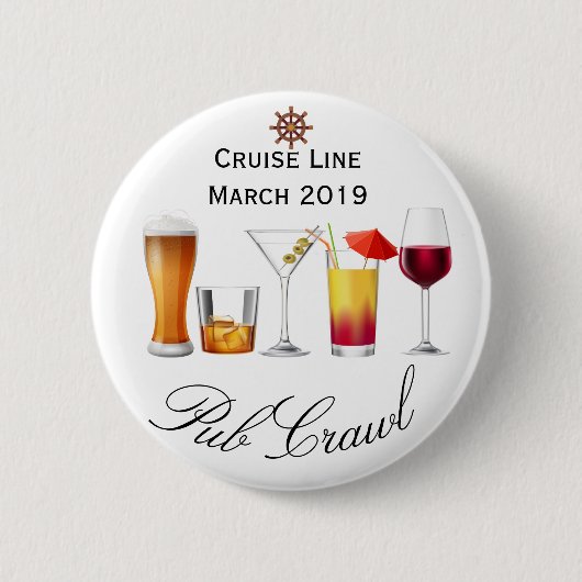 Kreuzfahrtschiff Anpassung Pub Crawl Aktivität tri Button (Vorderseite)