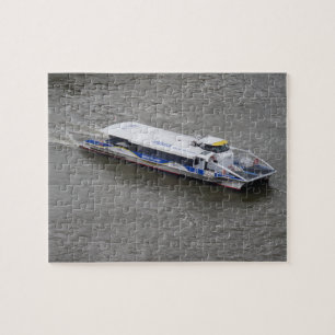 Kreuzfahrtschiff auf der Themse Puzzle