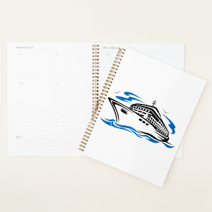 Kreuzfahrtschiff auf Seewellen Seefahrt Planer