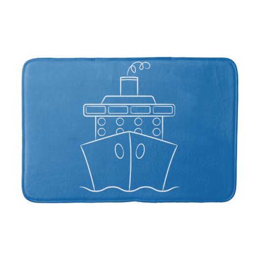 Kreuzfahrtschiff Badematte (Vorderseite)