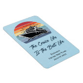 Kreuzfahrtschiff Bahamas Kabine Stateroom Türmarke Magnet (Rechte Seite)