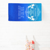 Kreuzfahrtschiff Blaue Reise Mit Monogramm Tür Banner (InSitu)