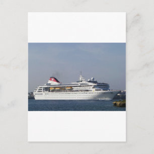 Kreuzfahrtschiff Braemar. Postkarte