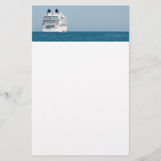 Kreuzfahrtschiff Briefpapier (Vorderseite)