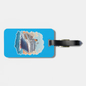 Kreuzfahrtschiff bunt gepäckanhänger (Rückseite horizontal)