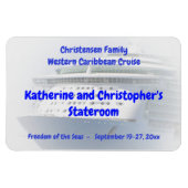 Kreuzfahrtschiff Cameo Custom Stateroom Door Marke Magnet (Horizontal)