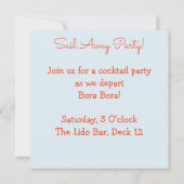 Kreuzfahrtschiff Einladung (Rückseite)