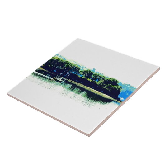 Kreuzfahrtschiff Fliese (Seite)