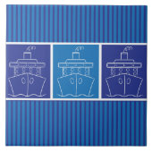 Kreuzfahrtschiff Fliese (Vorderseite)