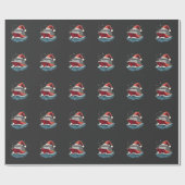 Kreuzfahrtschiff für Familien - Weihnachten Geschenkpapier (Flach)