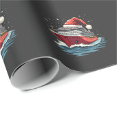 Kreuzfahrtschiff für Familien - Weihnachten Geschenkpapier (Rolleneckpunkt)