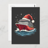 Kreuzfahrtschiff für Familien - Weihnachten Postkarte (Vorne/Hinten)