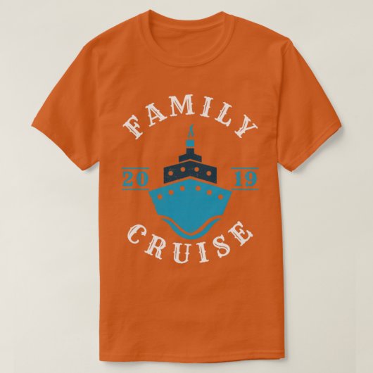 Kreuzfahrtschiff für Familienschiffe Funny Cruisin T-Shirt (Design vorne)