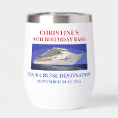 Kreuzfahrtschiff Geburtstag Urlaub Reisen Gutes (Rückseite)