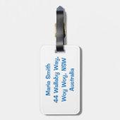 Kreuzfahrtschiff Gepäckanhänger (Rückseite vertikal)