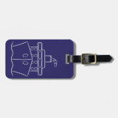 Kreuzfahrtschiff Gepäckanhänger (Vorderseite horizontal)