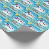 Kreuzfahrtschiff Geschenkpapier (Ecke)