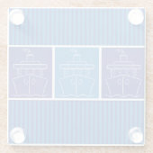 Kreuzfahrtschiff Glasuntersetzer (Rückseite)