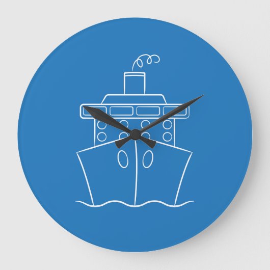 Kreuzfahrtschiff Große Wanduhr (Vorderseite)