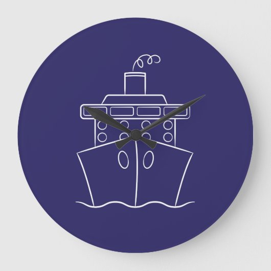 Kreuzfahrtschiff Große Wanduhr (Vorderseite)