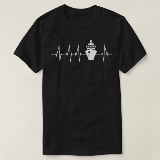 Kreuzfahrtschiff Heartbeat T-Shirt (Design vorne)