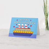 Kreuzfahrtschiff Hochzeit Jahrestag Gratulation