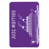 Kreuzfahrtschiff Hochzeit nur verheiratete Kabine Magnet (Vertikal)