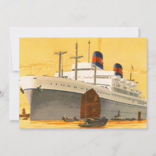 Kreuzfahrtschiff in den Orient Einladung