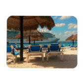 Kreuzfahrtschiff in der Karibik Magnet (Horizontal)