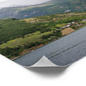 Kreuzfahrtschiff in Geirangerfjord-Poster Poster (Ecke)