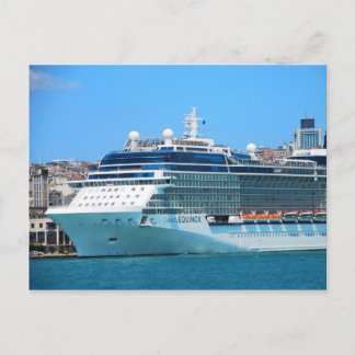 Kreuzfahrtschiff in Istanbul Postkarte