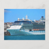 Kreuzfahrtschiff in Istanbul Postkarte (Vorderseite)