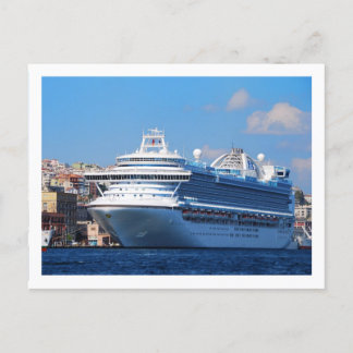 Kreuzfahrtschiff in Istanbul Postkarte