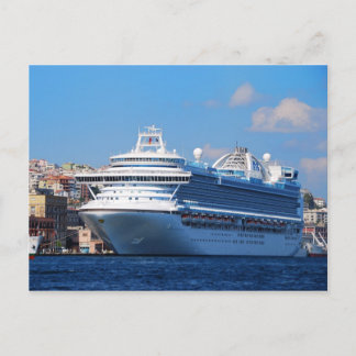 Kreuzfahrtschiff in Istanbul Postkarte