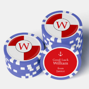 Kreuzfahrtschiff Individueller Rettungsring Monogr Pokerchips