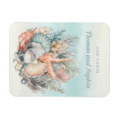 Kreuzfahrtschiff Kabine Magnet Ocean Seashells (Horizontal)