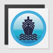 Kreuzfahrtschiff Kabine Stateroom Door Magnet (Vorne/Hinten)