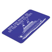 Kreuzfahrtschiff Kabine Stateroom Door Marker Funn Magnet (Linke Seite)