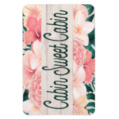 Kreuzfahrtschiff Kabine Türtüren Blume Rustikales  Magnet (Vertikal)