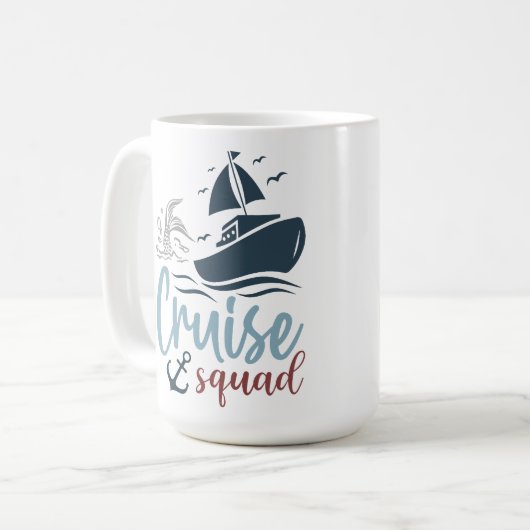 Kreuzfahrtschiff Kaffeetasse (Vorderseite Links)