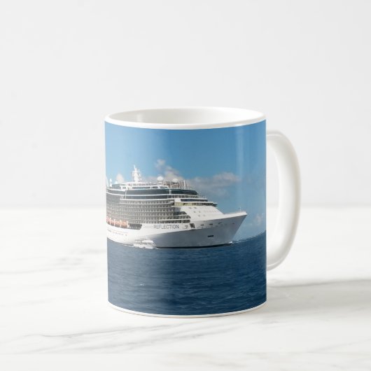 Kreuzfahrtschiff Kaffeetasse (VorderseiteRechts)