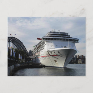Kreuzfahrtschiff Karneval Geist in Sydney Postkart Postkarte